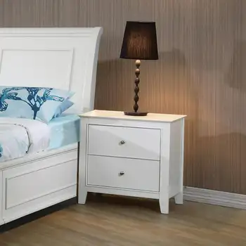 Мебели преходна нощно шкафче, бяло