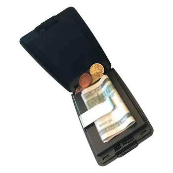 Метален държач за кредитни карти Многофункционален метален държач за кредитни карти, калъф за визитни картички от алуминиева сплав в твърда обвивка
