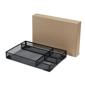 Многофункционален Настолен кутия за съхранение с 5 отделения, контейнер за грим, настолен органайзер Y3NC 0