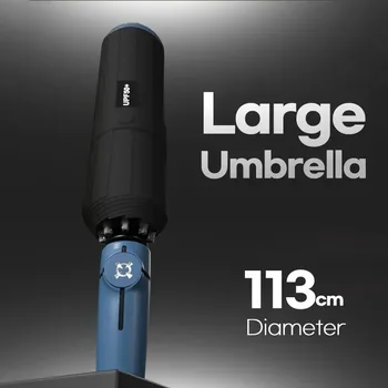 Модерен автоматичен чадър блокиращ ултравиолетовите лъчи, голям сгъваем чадър от слънцето за мъже, дамски чадър от слънцето, ветрозащитный, здрав, безплатна доставка
