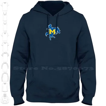 Модни hoody с логото на McNeese State Каубои, hoody с качулка, висококачествени графични блузи от 100% памук.