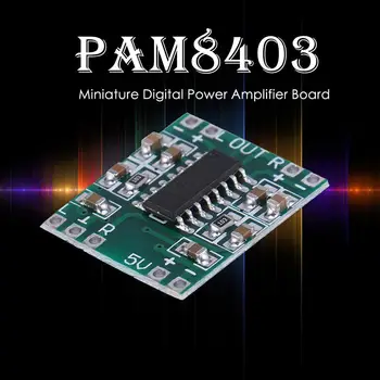 Модул PAM8403 за монитор Портативен DVD плейър Модул усилвател на мощност от 2,5 до 5,