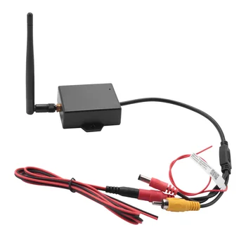 Модул за безжичен предавател WiFi, комплекти за автомобилната резервна камера AV-видео за обратно виждане, черен