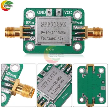 Модул приемник на сигнала на радиочестотния усилвател LNA 50-4000 Mhz SPF5189 Shield NF = 0,6 db-С Arduino Shield SPF5189 NF = 0,6 db Inm