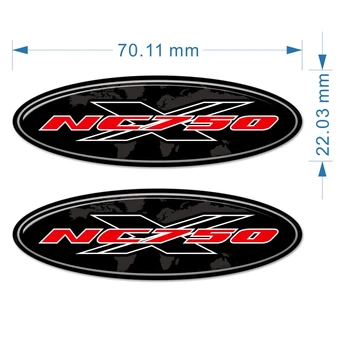 Мотоциклетни етикети 3D за Honda NC750 NC750X Протектор страничната лента Етикети на обтекатели Емблемата на Иконата за Защита на лигавицата на резервоара 2018 2019