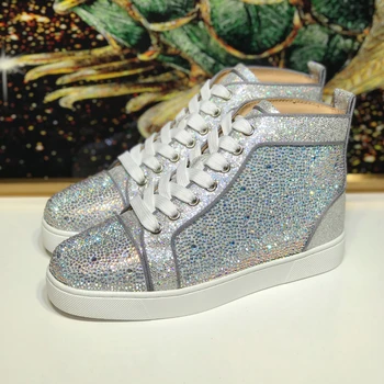 Мъжете и жените в един стил, ежедневни обувки са с високо берцем с форма на диамант night star full diamond