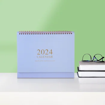 Настолен календар Офис украса за дома нова година Сгъваем настолен календар Джобно Ежедневно планиране на Месечен календар