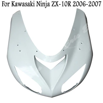 Неокрашенный Горния преден обтекател на капака за Kawasaki Ninja ZX-10R 2006 2007