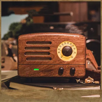 Нов продукт radio mw-6 Elvis Utopia малък стерео Bluetooth портативен домашен уличен оратор ретро говорител