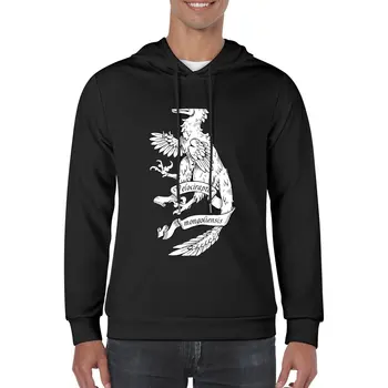 Нов пуловер с участието на геральдического велоцираптора, hoody с графични футболками, мъжка мода, мъжки hoody с качулка