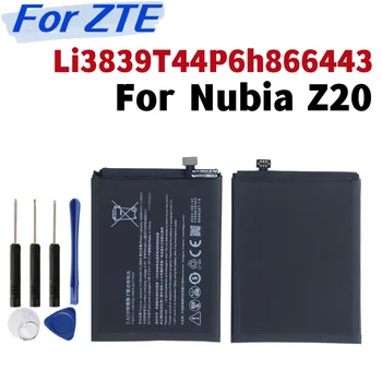 Нова оригинална батерия Li3839t44P6h866443 с капацитет 4100 mah за мобилен телефон ZTE Nubia Z20 + безплатни инструменти