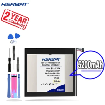 Новият пристигането на [HSABAT] Взаимозаменяеми батерия TLP046C1 капацитет 5200 mah за Alcatel