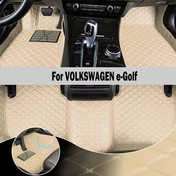 Обичай авто подложка за VOLKSWAGEN E-Golf 2015-2019 г. Освобождаването е една Подобрена версия на Аксесоари за краката Coche Килими