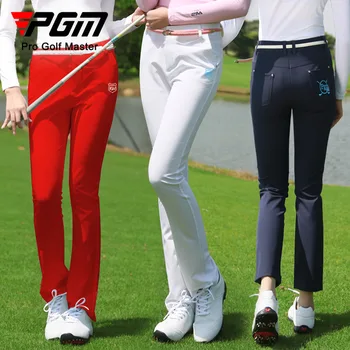 Панталони за голф PGM, Женски Тънки бързо съхнещи Панталони, Дамски Спортни Панталони За Голф/Тенис, Високи Панталони за Пинбол, Тънки Дишащи Панталони 2022, Новост