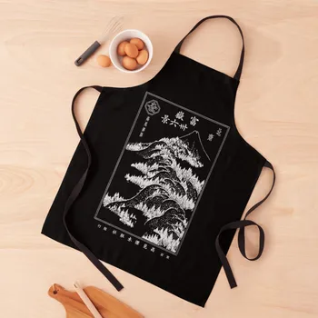 Планината Фуджи от Хокусая в Япония, стилизирана Калъф-Престилка За кухненски аксесоари Idea Goods Кухня For Men За Мъже, строително дърводелски Престилка