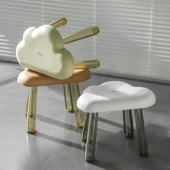 Пластмасови домакински Детски Кратък стол в хола за възрастни Пластмасова Табуретка за преобличане на обувки в детската градина Мультяшная Скъпа Скамеечка