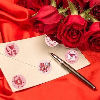 Покани за Свети Валентин, сватбени пликове, поздравителни картички, декоративни стикери за украса