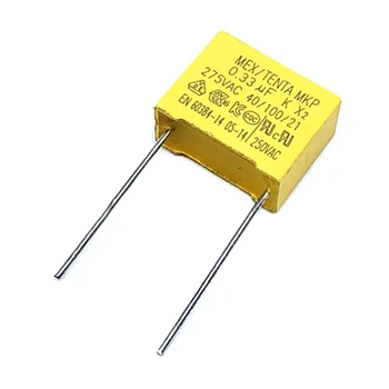 Полипропиленови Предпазни кондензатори със защита от смущения 275VAC X2 MKP В асортимент от 0,47 ICF 0,22 ICF 0,33 ICF 0,68 0,82 0