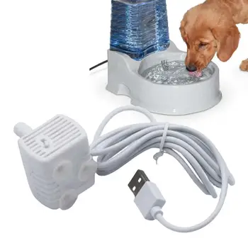 Помпа опаковка за вода за кучета Безшумен Помпа опаковка за вода за домашни любимци Смяна на помпа за фонтан за домашни любимци, Аксесоар за занаяти собствените си ръце, Без замърсяване