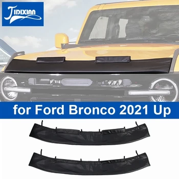 Предната Капачка на Капака на Колата JIDIXIAN Защитен Калъф предния Капак на Двигателя на Ford Bronco 2021 2022 2023 Up Външни Аксесоари