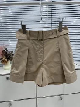 Работни панталони с висока талия ежедневна мода 2023 лято, новост 0414
