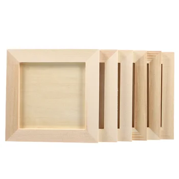 Рамка Рамка за Снимки Снимка на Дърво Непълни Занаяти, изработени от дървена глина Живопис Декоративно Занаят Платно на Притежателя на Притежателите на 3D Плакат