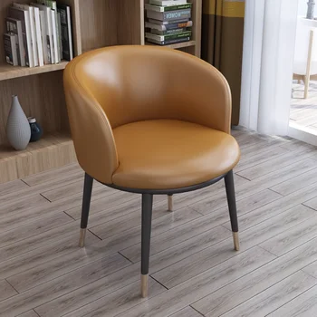 Реколта кожени Трапезни столове Безплатна доставка Удобни столове за чакане възрастни Модерно обзавеждане за салон Fauteuil