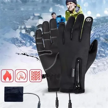 Ръкавици с топъл, акумулаторна живот на батерията, USB-топло за ръце с електрически нагревател, поддръжка на сензорни екрани на една ръка разстояние за лов и риболов