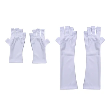 Ръкавици със защита от ултравиолетови лъчи за вливат в гел маникюр, къси и дълги ръкавици със защита от ултравиолетови лъчи за вливат в гел маникюр,