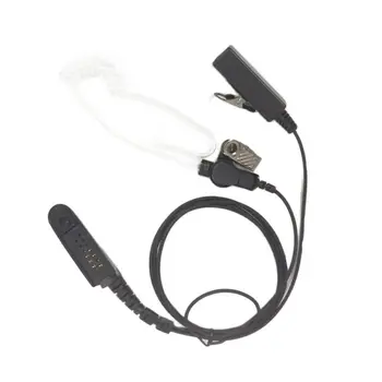 Слушалки, применимая Motorola Interphone GP328/ 340 /PRO5150, Черни слушалки Air Tuber с дълга скоба, Аксесоари за преносими радиостанции 0