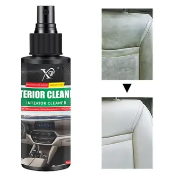 Спрей за почистване на салон на автомобил, подробно описание на арматурното табло на автомобила, течност за почистване на кожата, Професионален препарат за автомобили