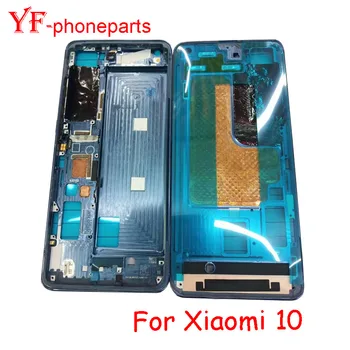 Средната рамка за Xiaomi Mi 10 5G Предната рамка Задната капачка на Капака на отделението за батерията Рамка на корпуса на Резервни части 0