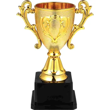 Статуетка, Награда за трофеи, Пластмасов Златна Чаша за деца, Мини-Чаши, Награда за деца, Забавни Трофеи, Медали, Футболни играчка, Златни