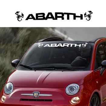 Стикер на предното стъкло на превозното средство за Fiat 500 Abarth 595 E L C Графика Автомобил За полагане на предното и задното стъкло Винил Декор Етикети Аксесоари