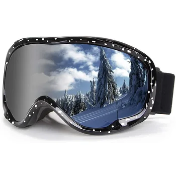 Сферични ски очила за зимни спортове на открито, мъжки и дамски зимни очила с двойни лещи, защита от ултравиолетови лъчи, Фарове за очила за каране на сноуборд