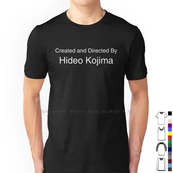 Създател и режисьор: Хидео Коджима Тениска от 100% памук Hideo Kojima Productions Metal Gear Solid Awards видео игра Quiet