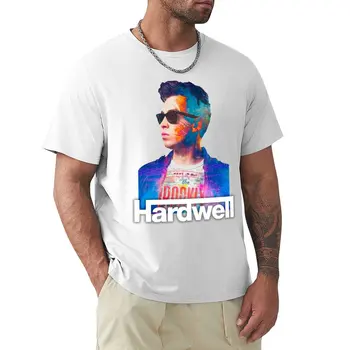 Тениска с логото на Hardwell Dj Монтаж, мъжки графични тениски с анималистическим принтом високата boys за мъже