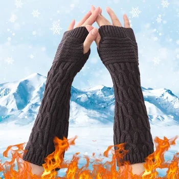 Улични ръкавици за жени, топли ръкавици, ветроупорен, разтеглив, за текстови съобщения, черни ръкавици, дамски ръкавици с топла подплата, на топло гъвкави топлинни ръкавици