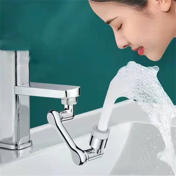 Универсален Регулируем Удължител за кран с възможност за завъртане на 1080 градуса Спрей бутилка с вода Разтегателен кран за пестене на вода Кран за измиване на душ в банята