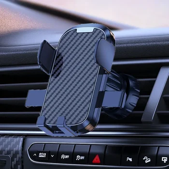 Универсален калъф телефон в колата, поставка за мобилен телефон, вентилационна (противовакуумна) канална кука, скоба за автомобилни телефон за iPhone Samsung Поддръжка на мобилни телефони
