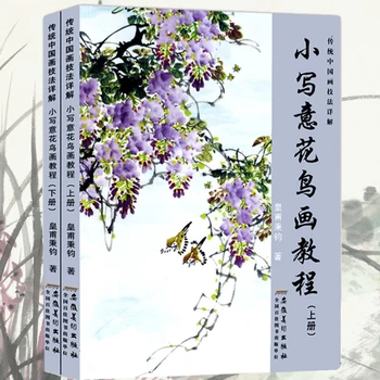 Урок за рисуване на цветя и птици от ръце В техниката на традиционната китайска живопис, албум за анализирането на нулев основния учебник за самообучение