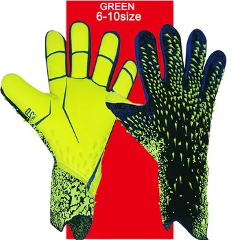 Футболни вратарские ръкавици, футболни вратарские ръкавици, латексови срещу плъзгане дебели ръкавици за защита на пръстите, футболно тренировъчно оборудване 2023