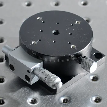 Централна точност машина RS-611 Централна точност на машина с ръчно оптично завъртане по оста R на 360 градуса с точна ъгъл на наклона на плъзгаща се маса