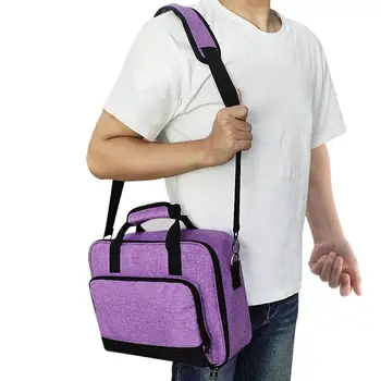 Чанта за проектор, преносими чанта за носене проектор, Джобове за съхранение, по-голям капацитет, удобна чанта за носене на проектор за AV