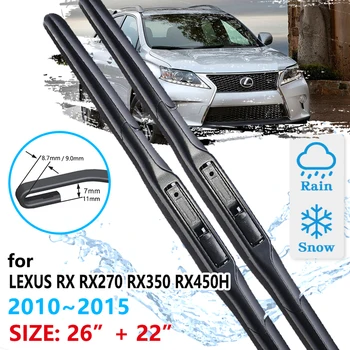Четка Предни Чистачки на Автомобил Lexus RX RX270 RX350 RX450h 2010 ~ 2015 Чистачките За Предното Стъкло Аксесоари За Windows 2011 2012 2013