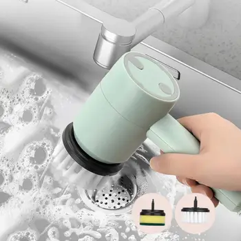Четка за миене на съдове 1 Комплект Електрически четки за почистване на Удобни Ръчни Електрически уреди за дома