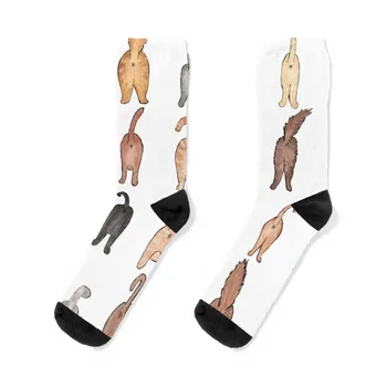 Чорапи Cat задници с подгряване, прозрачни чорапи за момичета, мъжки