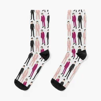 Чорапи Timothee Chalamet, ярки чорапи с колани, забавни подарък чорапи за мъже, памучни 100% Мъжки чорапи в ретро стил, Луксозни дамски