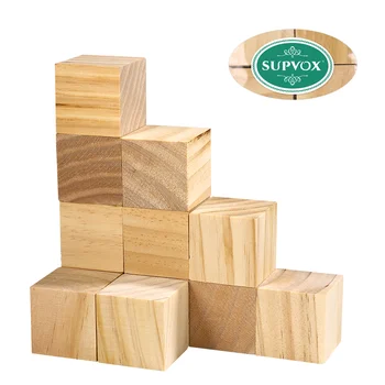 12 бр. дървени кубчета, квадратни блокове от дърво, естествени непълни дървени блокчета, квадратни, брезови блокове за производството на пъзели и занаяти собствените си ръце, 1