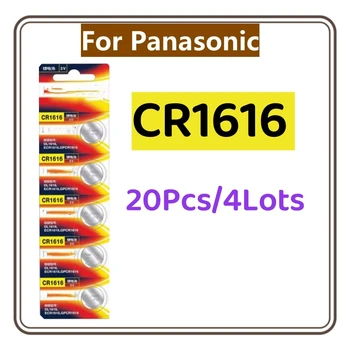 15-20 парчета Оригинал за Panasonic CR1616 3V Батерии, бутони, литиева батерия за монети, часовници, електронни играчки, калкулатори 1